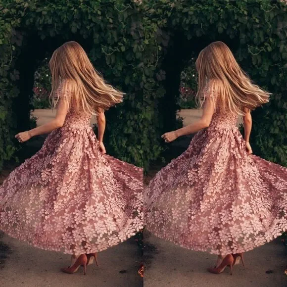 💯 NEW ANTHROPOLOGIE X BHLDN Virdia Dress - Picture 4 of 12